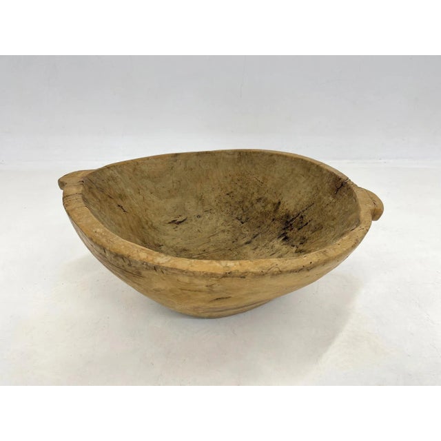 Antique Round Wooden Dough Trough, 1900s For Sale - Image 4 of 10