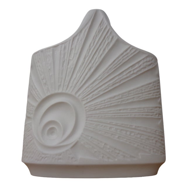 Mid-Century Op Art 1247/2 Vase from Edelstein Bavaria, Germany, 1960s For Sale