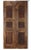 Varied tile designs in cobalt, turquoise and green set in an old wooden door Comprising ten tiles of varying designs,...