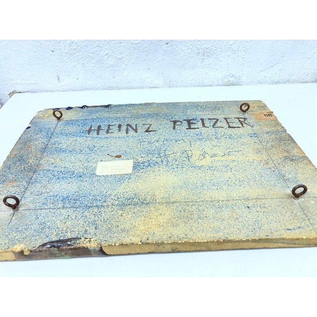 Studio Color Composition 2 Wall Panel in Ceramic by Heinz Pelzer, 1960s-1970s For Sale - Image 14 of 18