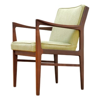 1960s Mid Century English Occasional Chair For Sale
