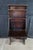 Early 20th Century Antique Oak Drop Front Secretary Desk Bookcase Bookshelf Console 65" For Sale - Image 5 of 12