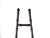 Mid 20th Century Faux Bamboo Floor Easel Display Stand Foldable Wood Easel Dark Brown Finish For Sale - Image 5 of 14