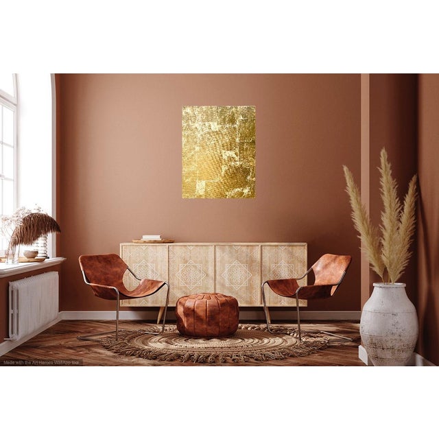 Go GOLD, on this site you will also find a large canvas and find 3 spectacular gilded free standing sculptural walls that...
