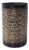 Golden Thread Cylindrical Large Candle Holder For Sale