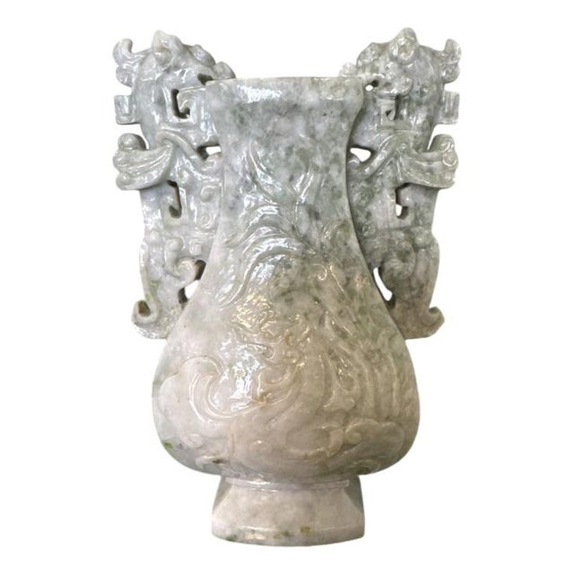 Late 19th Century Jadeite Hu Vase, China For Sale - Image 7 of 7