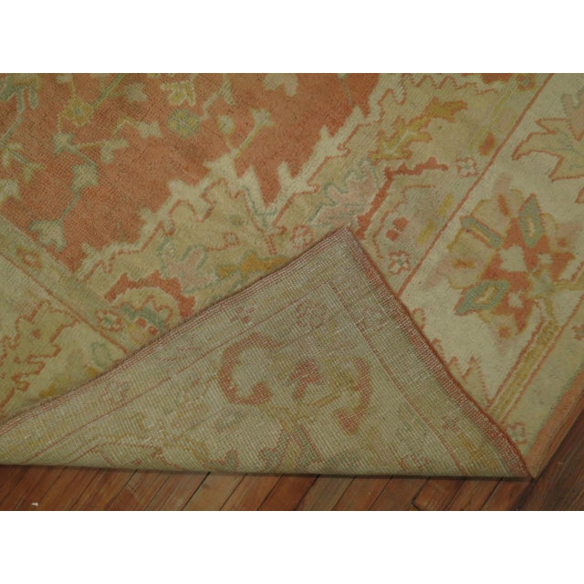 Antique Oushak Rug For Sale - Image 12 of 18