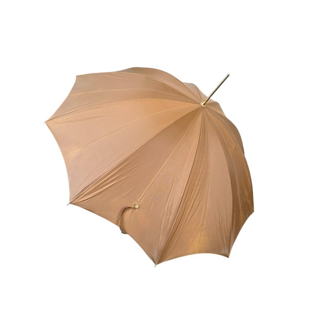 Vintage Touch N Go Umbrella – 1950s Polan Katz One-Handed Opening Parasol For Sale - Image 10 of 13