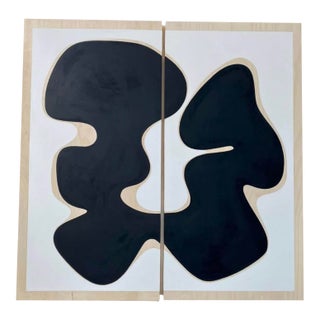 Hannah Polskin Modern Diptych For Sale