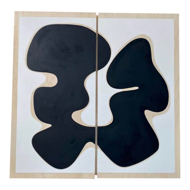 Hannah Polskin Modern Diptych For Sale