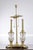 1980s 1980s Waterford Brass & Crystal 2 Light Desk Lamp For Sale - Image 5 of 17