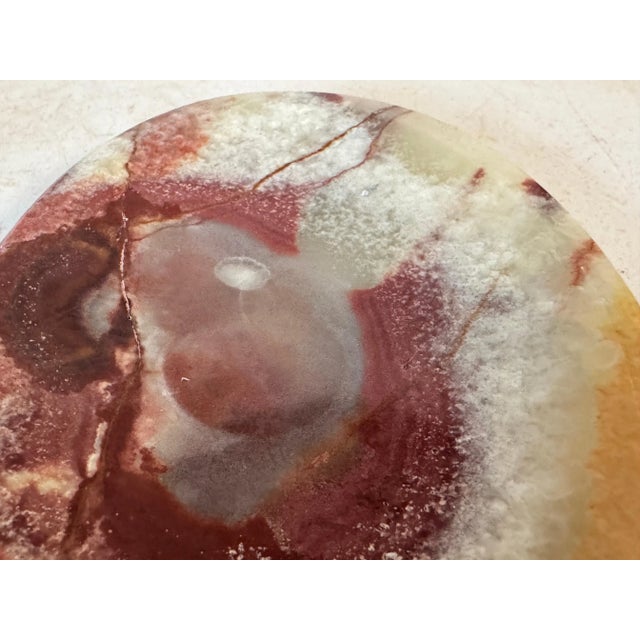 Gemstone Ashtrays in Onyx and Oval Shape, Italy, 1960s, Set of 2 For Sale - Image 7 of 10