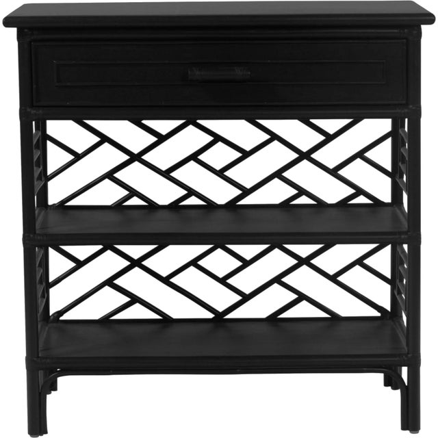 Chippendale Chippendale End Table - Black For Sale - Image 3 of 4