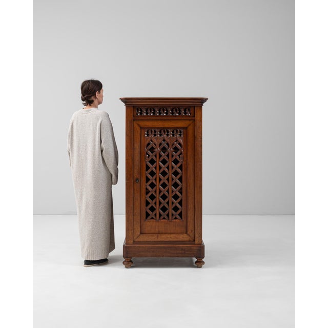 19th Century French Original Patinated Wooden Cabinet For Sale - Image 18 of 18