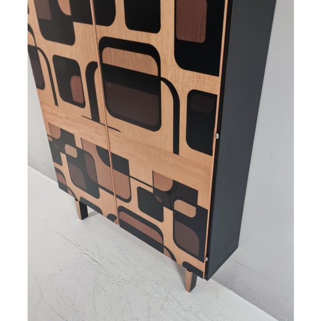 Wood Vintage Wall Unit, 1970s For Sale - Image 7 of 12
