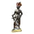 Medieval Knight in Shining Armor Porcelain Statue For Sale