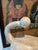 Late 20th Century Monumental Carved Wooden Horse on Plinth For Sale - Image 10 of 12
