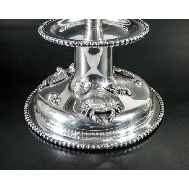 Silver Candlestick by De Vecchi Massera, 800s For Sale - Image 4 of 8