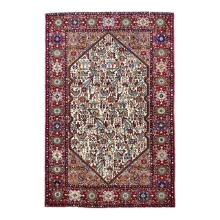 Fine Persian Quashkai Rug 4'3'' X 6'5'' For Sale