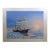 Pete Peterson Winter Wait Original Art Serigraph Ocean Ship Boat Signed For Sale