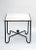 Modern Wrought Iron and Marble 'Entretoise' Side Table by Design Frères For Sale - Image 3 of 9