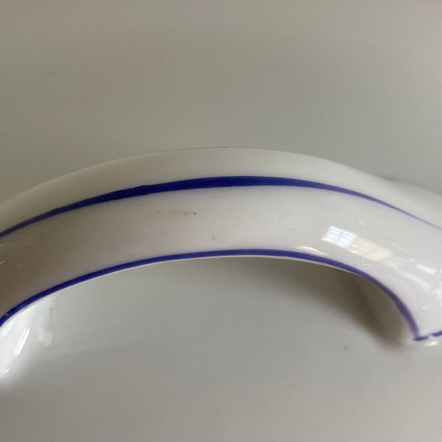 Circa 1920 J & C Trianon Antique Bavaria Purple Lilac Porcelain Tureen For Sale - Image 11 of 12