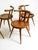 Mid-Century Wood Sprouted Low Back Chairs, 1950s, Set of 5 For Sale - Image 16 of 18