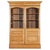 Large English Oak Glazed Bookcase Cabinet, 1900s For Sale - Image 11 of 11