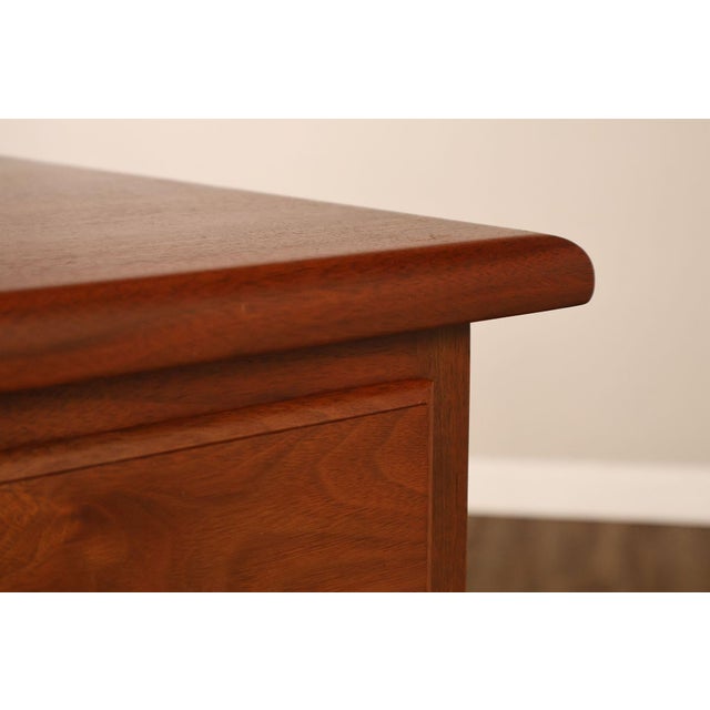 E.A. Clore Custom Walnut High Chest For Sale - Image 9 of 18