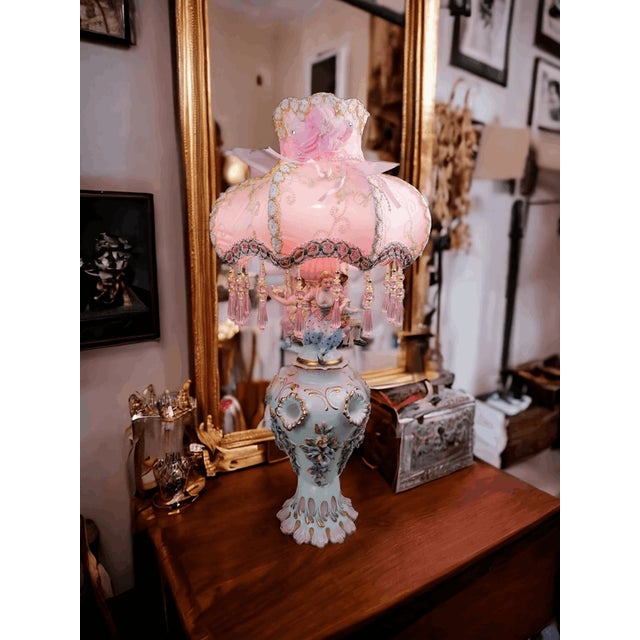 Ceramic Table Lamp from Meissen, 1800s For Sale - Image 13 of 14
