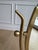 Vintage Oversized Brass & Carrara Marble Double-Sided Vanity Mirror Attributed to Charles Hollis Jones For Sale In Chicago - Image 6 of 8