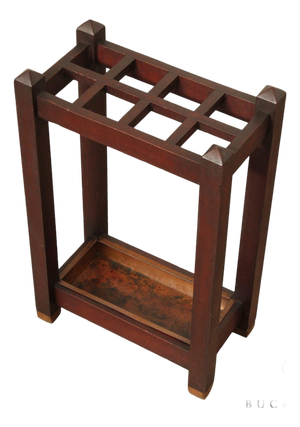 Antique Mission Style Umbrella Stand
