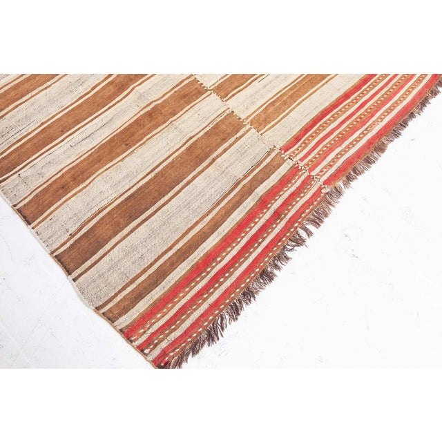 Doris Leslie Blau Vintage Turkish Kilim Rug For Sale - Image 4 of 8