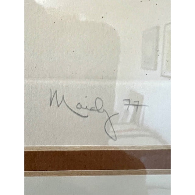 1977 "Sandpiper" Maidy Morhous (Signed), Etching With Aquatint on Paper, Limited Edition 2/150 For Sale - Image 10 of 11