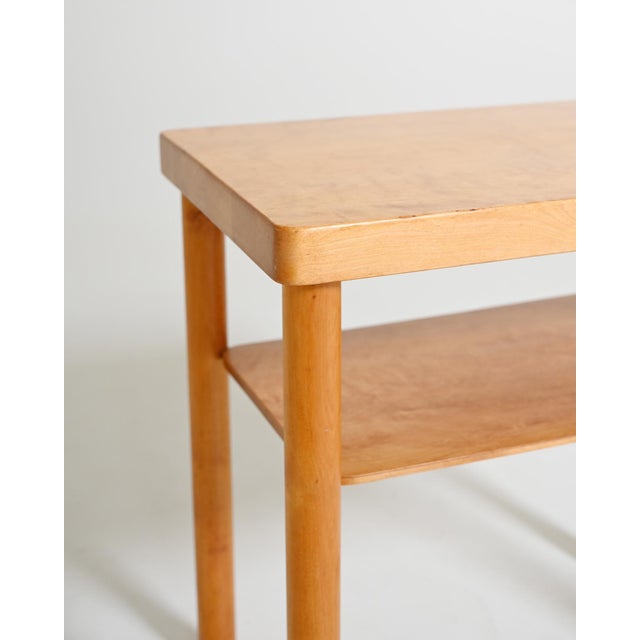 1950s Vintage Scandinavian Coffee Table with Shelf, 1950s For Sale - Image 5 of 8