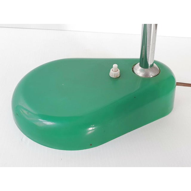 Vintage Plastic and Stee Table Lamp from Resistex, Nice, Francel, 1950s For Sale - Image 4 of 11