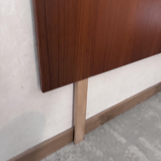 Vintage Headboard in Teak For Sale - Image 4 of 6