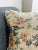 Vintage Turkish Isparta Rug Pillow Cover 16x16 – Floral Wool Cushion For Sale - Image 4 of 11
