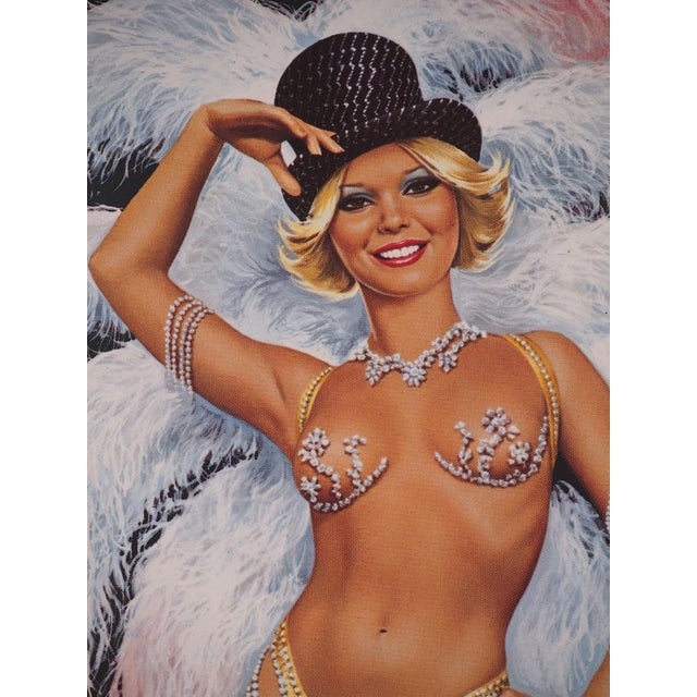 Large Original Folies Bergères I Adore You Poster by Aslan For Sale - Image 4 of 9