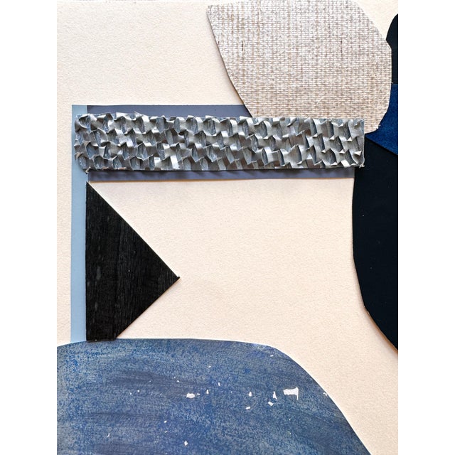 "Celestial Escapade 4" Original Mixed-Media Collage on Paper by Zac Woodiel For Sale - Image 4 of 9