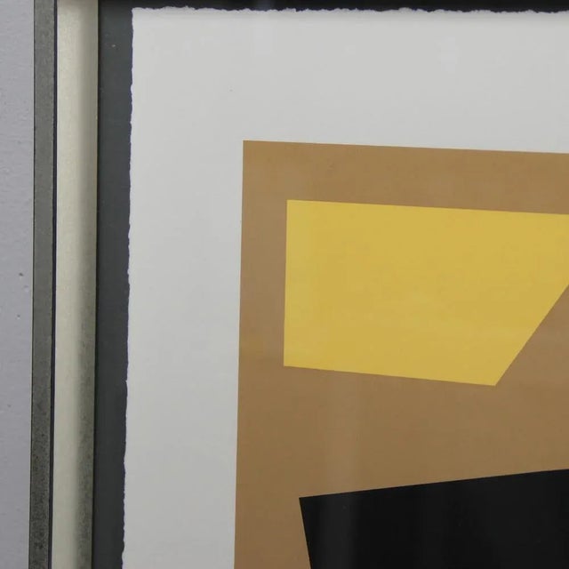 Joel Ráez, Geometric Composition, 2000s, Silkscreen Print, Framed For Sale - Image 4 of 10