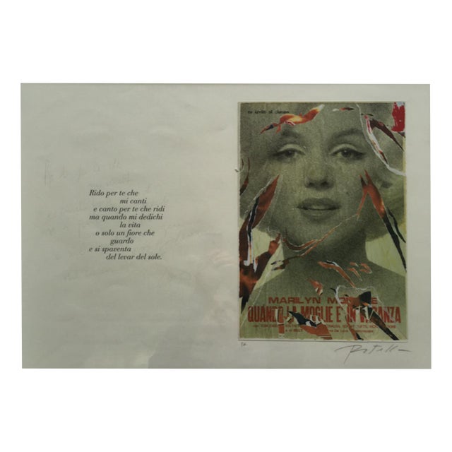 Mimmo Rotella, The Seven Year Itch, 2005, Silkscreen and Décollage For Sale