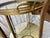 Early 20th Century Italian Rotating Round Brass & Glass Bar/Desert Cart Trolley Removeable Tray For Sale - Image 11 of 12