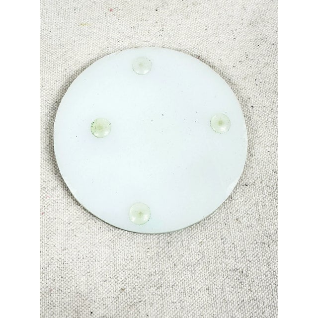 Metal Malachite and Brass Coasters-Set of Four For Sale - Image 7 of 7