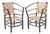 Pair Vintage Old Hickory Barrel Chair Style Andrew Jackson For Sale