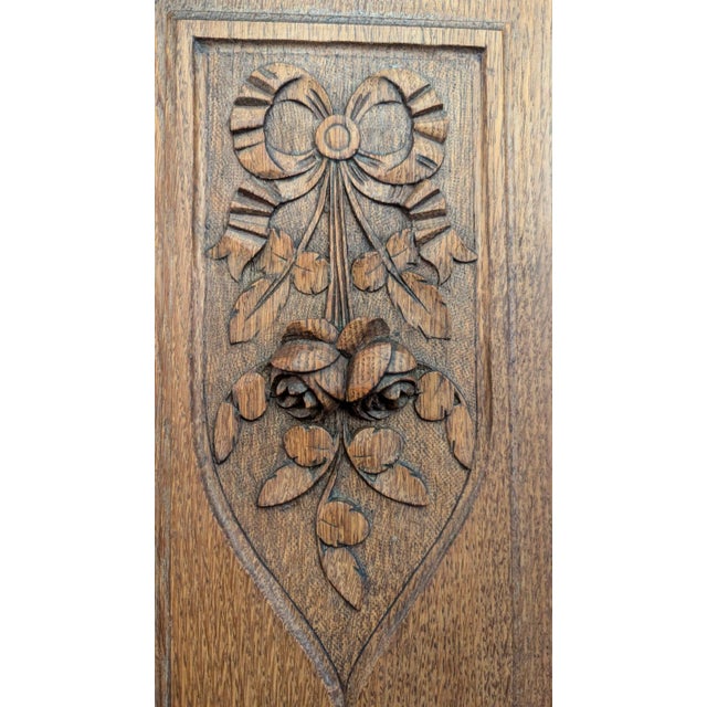 French Oak Hunt Cabinet For Sale - Image 10 of 12