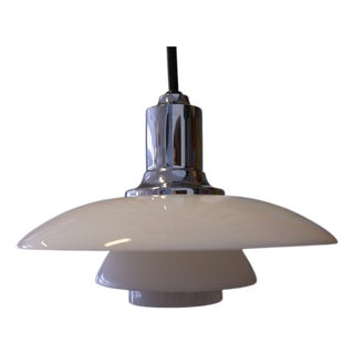 PH 2/1 Pendant in Opal Glass Poul Henningsen for Louis Poulsen, 1960s For Sale