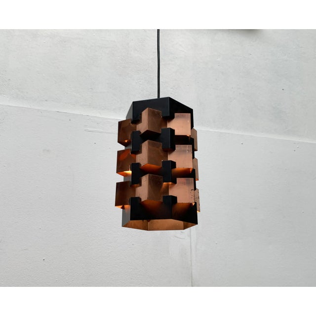 Mid-Century Danish Copper Pendant from Lyfa, 1960s For Sale - Image 12 of 18