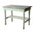 Antique Table With Galvanized Top For Sale - Image 11 of 11