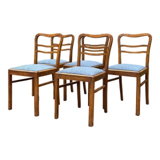 Mid 20th Century Polish Beech Dining Chairs For Sale